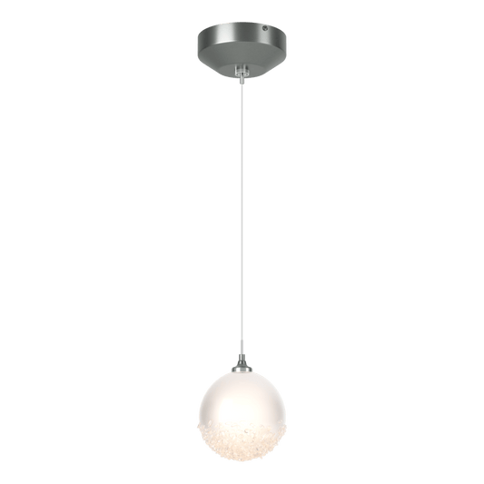 Fritz Globe 1-Light Mini Pendant - Vintage Platinum by Hubbardton Forge