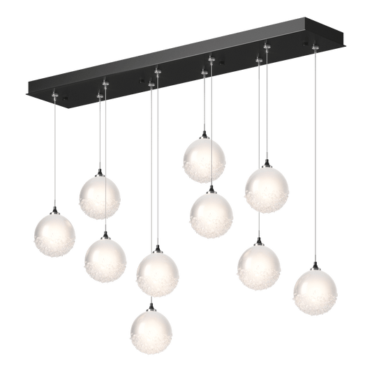 Fritz Globe 10-Light Pendant - Ink by Hubbardton Forge