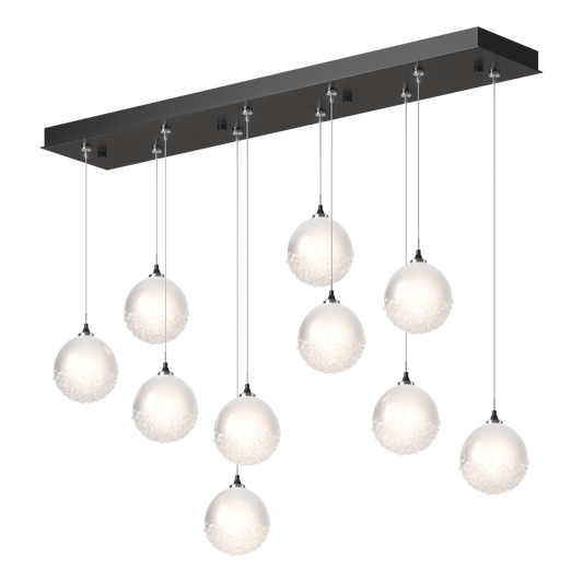 Fritz Globe 10-Light Pendant - Oil Rubbed Bronze by Hubbardton Forge