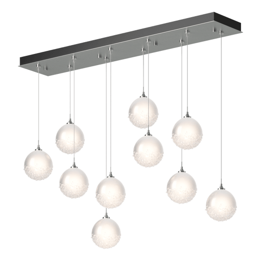 Fritz Globe 10-Light Pendant - Vintage Platinum by Hubbardton Forge
