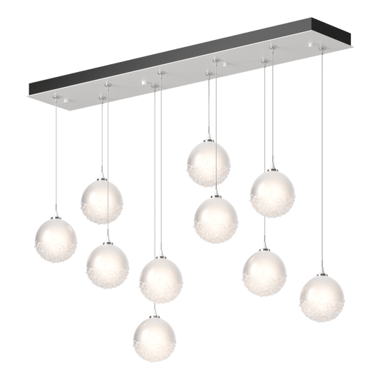 Fritz Globe 10-Light Pendant - White by Hubbardton Forge