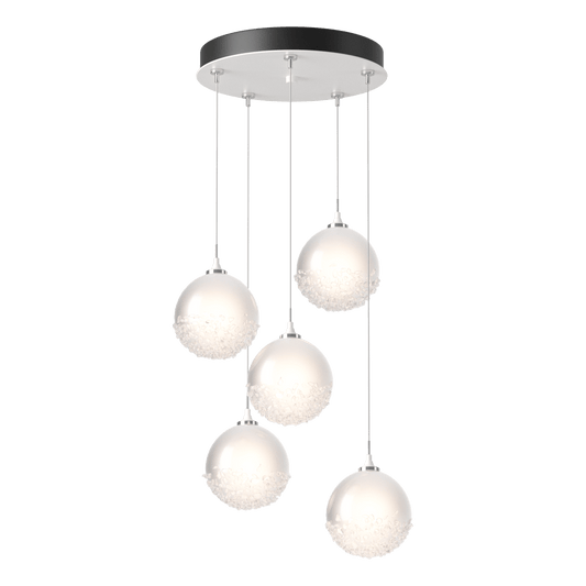 Fritz Globe 5-Light Pendant - White by Hubbardton Forge