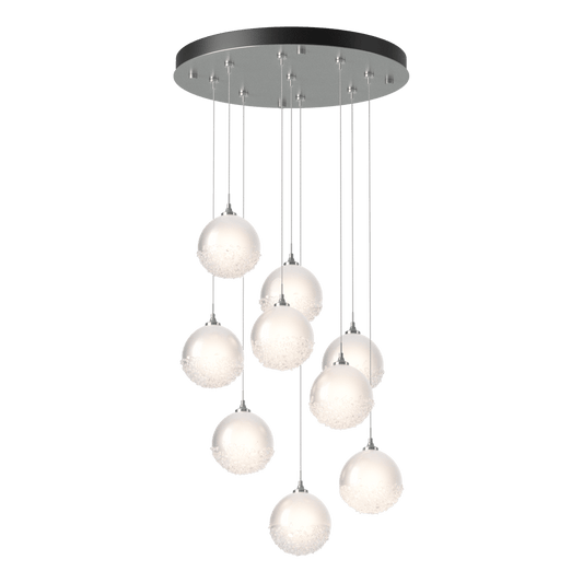 Fritz Globe 9-Light Pendant - Vintage Platinum by Hubbardton Forge