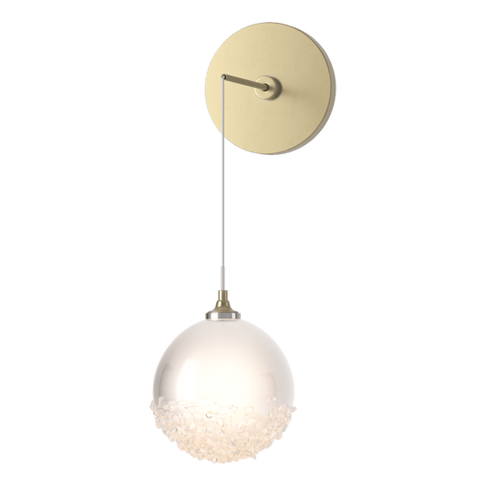 Fritz Globe Low Voltage Sconce - Modern Brass by Hubbardton Forge