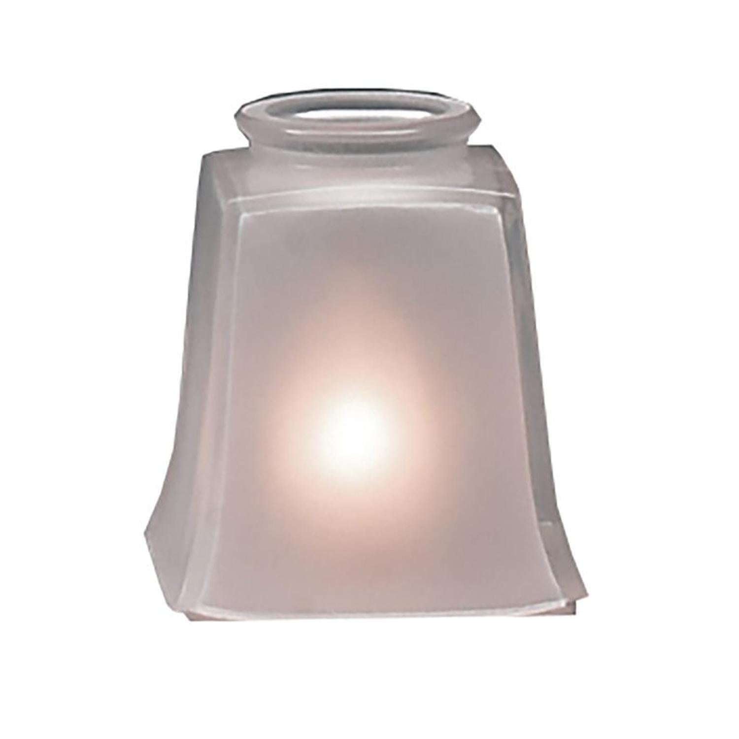 Frosted Curved Edge Art Glass Shade (Ruskin Only) - BG-FCE by Arroyo Craftsman