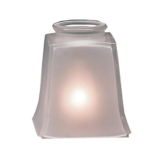 Frosted Curved Edge Art Glass Shade (Ruskin Only) - BG-FCE by Arroyo Craftsman