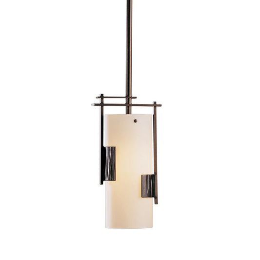 Fullered Impressions Mini Pendant - Bronze by Hubbardton Forge