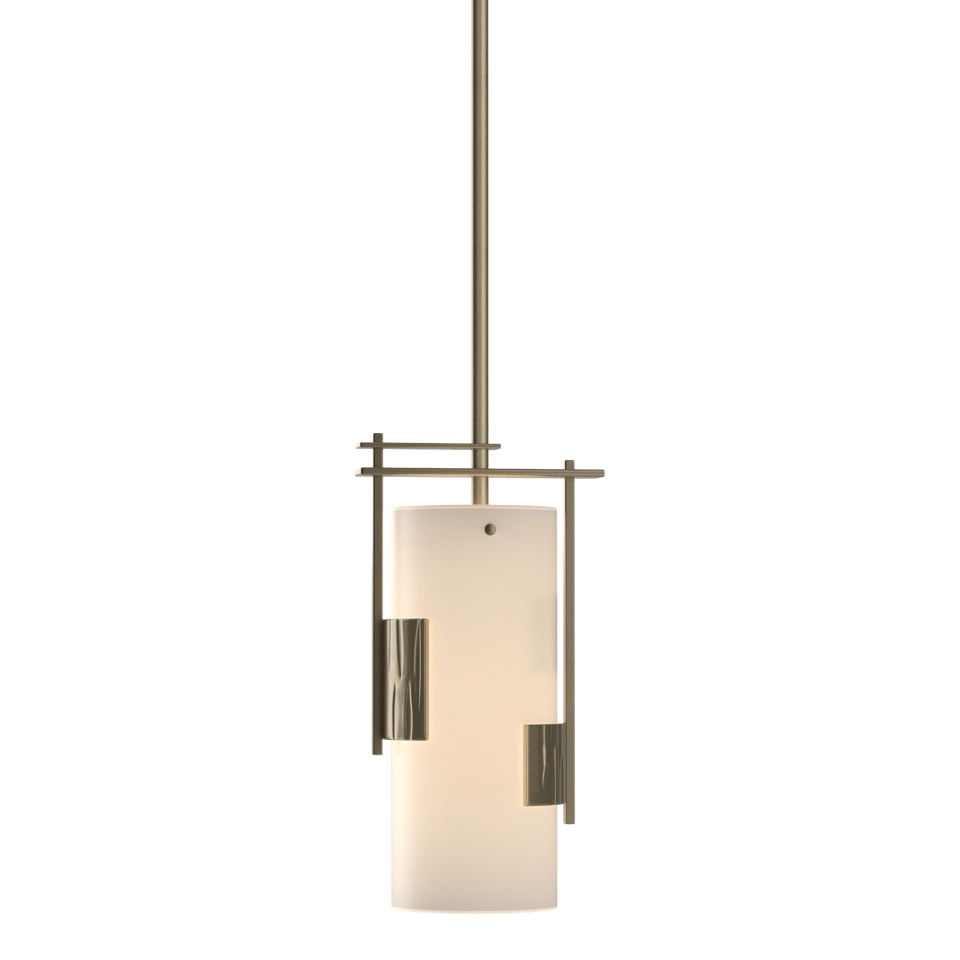 Fullered Impressions Mini Pendant - Soft Gold by Hubbardton Forge