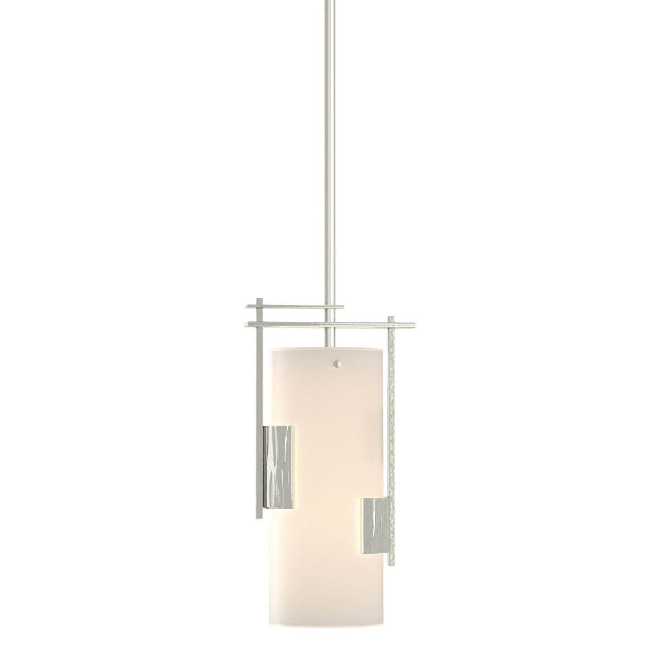 Fullered Impressions Mini Pendant - Sterling by Hubbardton Forge