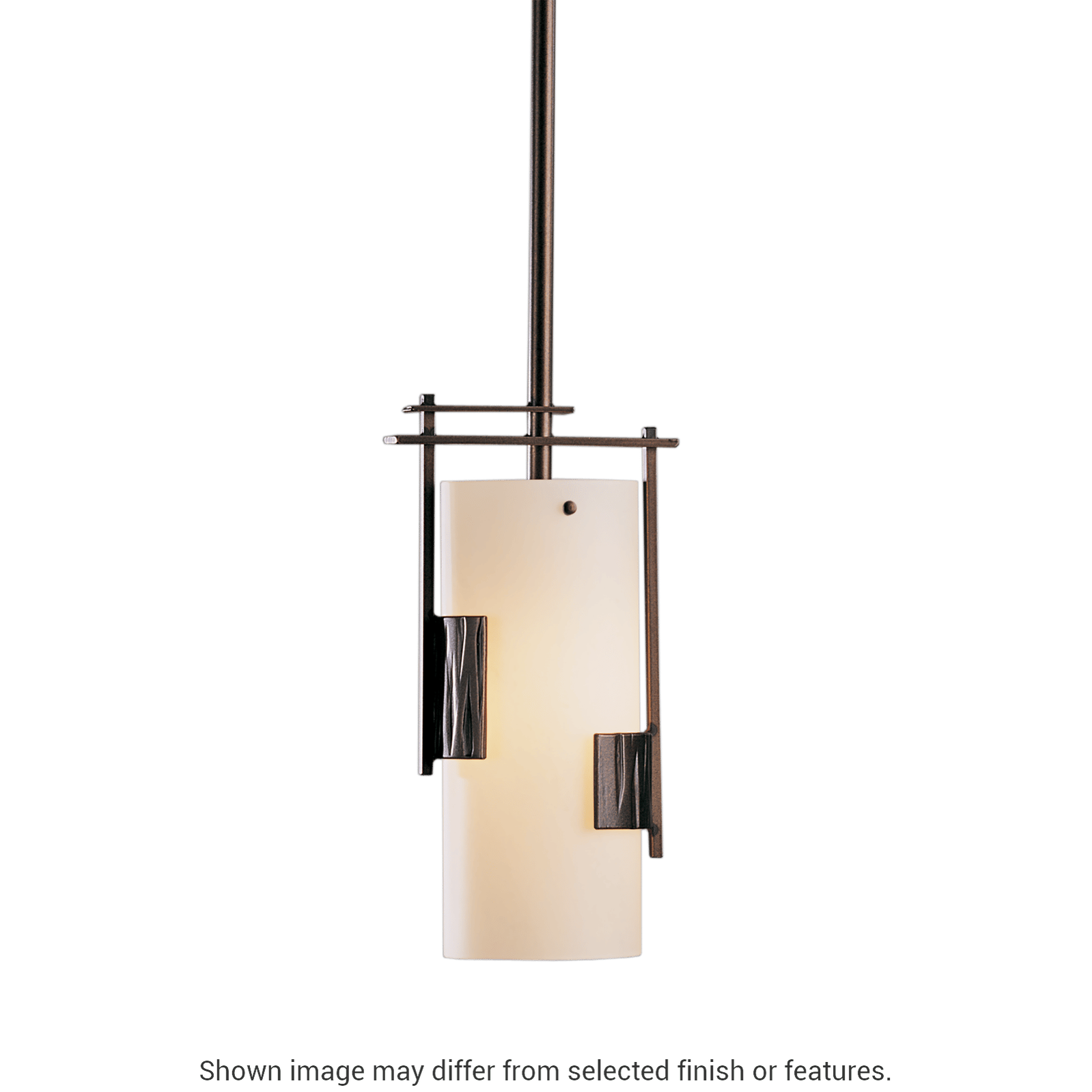 Fullered Impressions Mini Pendant - White by Hubbardton Forge