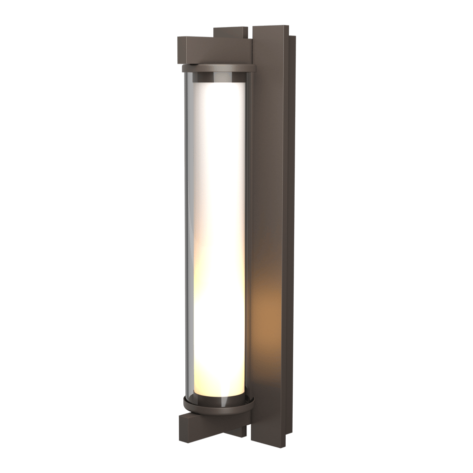 Fuse Large Outdoor Sconce - Coastal Dark Smoke by Hubbardton Forge