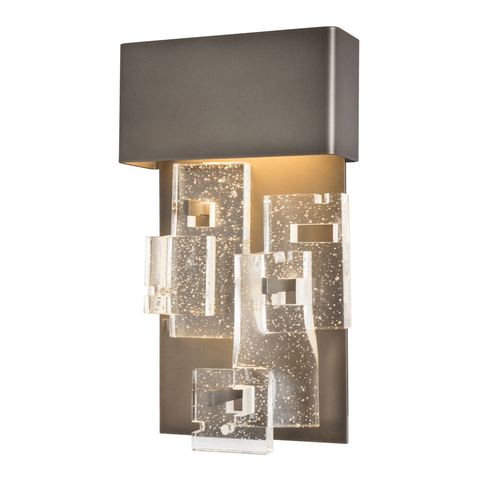 Fusion Small LED Sconce - Dark Smoke by Hubbardton Forge