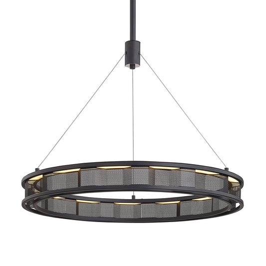 Fuze Pendant - 1-Light - Soft Off Black - Troy Lighting F6863-SFB