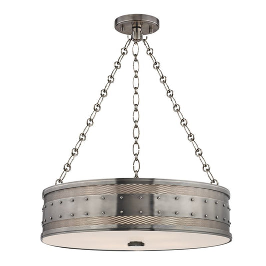Gaines Chandelier - Historic Nickel by Hudson Valley Lighting