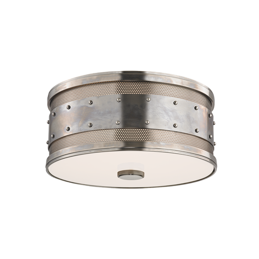 Gaines Flush Mount - Historic Nickel by Hudson Valley Lighting