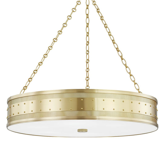 Gaines Large Chandelier - Aged Brass by Hudson Valley Lighting