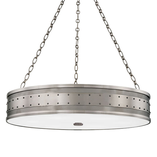 Gaines Large Chandelier - Historic Nickel by Hudson Valley Lighting