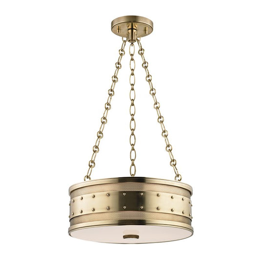 Gaines Pendant - Aged Brass by Hudson Valley Lighting