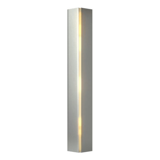 Wall Sconces | Hubbardton Forge Gallery LED Sconce - Vintage Platinum - 24.3"H x 4.3"W x 3.4"D at Afterimage Lighting