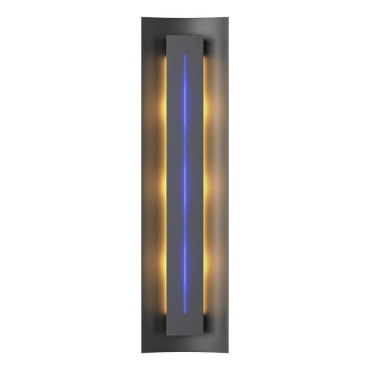 Gallery Sconce - Black - Blue Glass by Hubbardton Forge