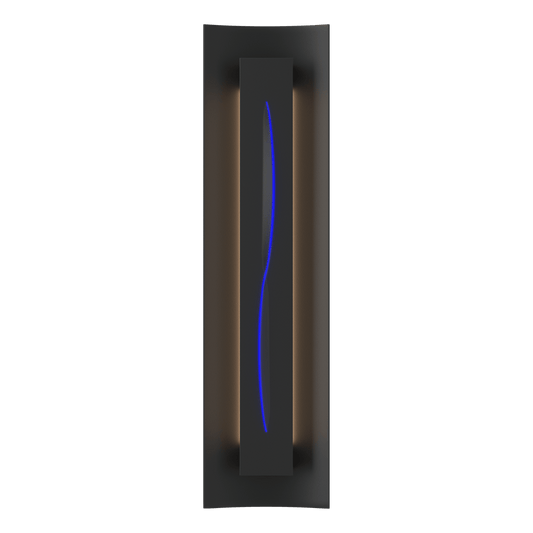 Gallery Sconce - Black - Blue Glass by Hubbardton Forge