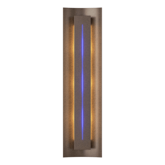 Gallery Sconce - Bronze - Blue Glass by Hubbardton Forge