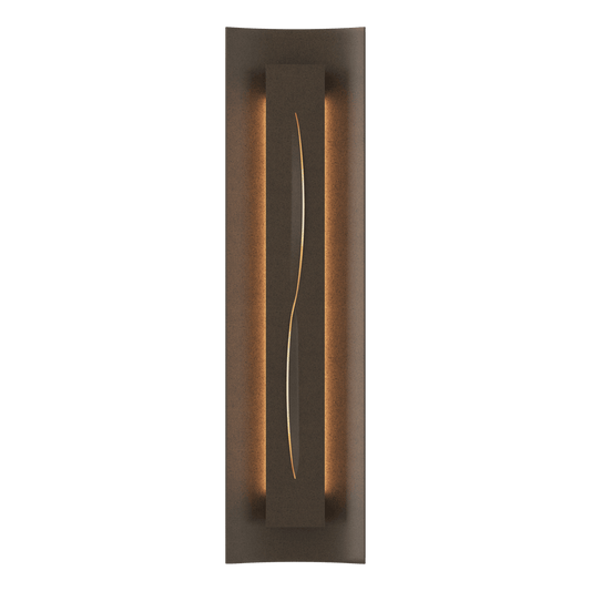 Gallery Sconce - Bronze - Ivory Art Glass by Hubbardton Forge