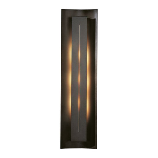 Gallery Sconce - Dark Smoke - Ivory Art Glass by Hubbardton Forge