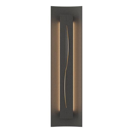 Gallery Sconce - Natural Iron - Ivory Art Glass by Hubbardton Forge
