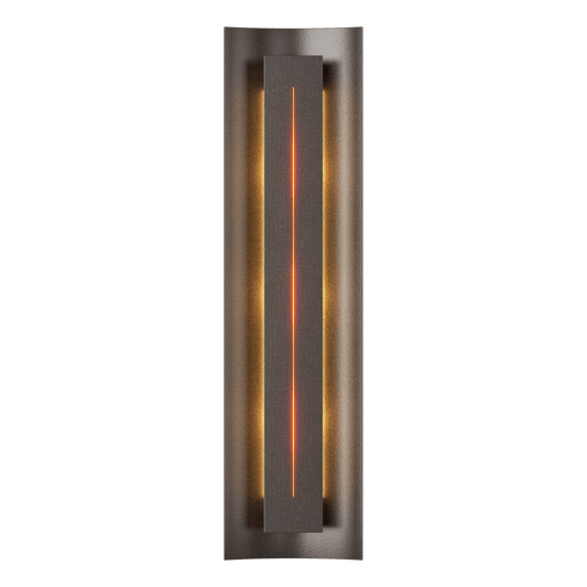 Gallery Sconce - Oil Rubbed Bronze - Amber Glass by Hubbardton Forge