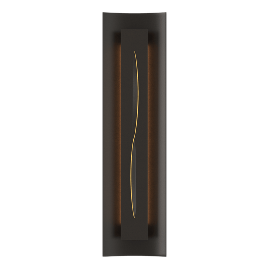 Gallery Sconce - Oil Rubbed Bronze - Amber Glass by Hubbardton Forge