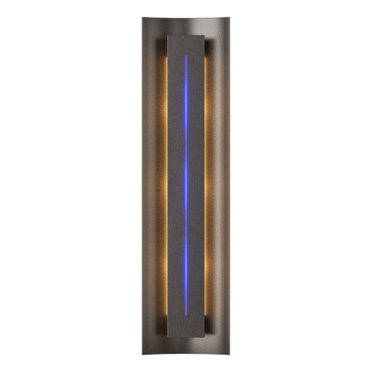 Gallery Sconce - Oil Rubbed Bronze - Blue Glass by Hubbardton Forge