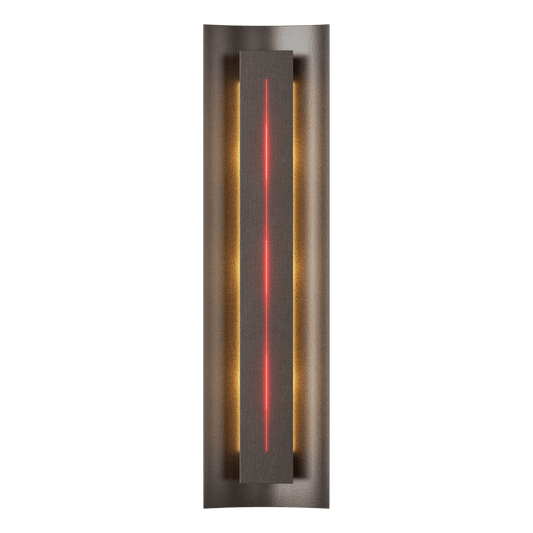 Gallery Sconce - Oil Rubbed Bronze - Red Glass by Hubbardton Forge