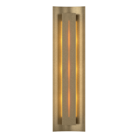 Gallery Sconce - Soft Gold - Amber Glass by Hubbardton Forge