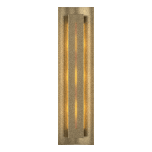Gallery Sconce - Soft Gold - Ivory Art Glass by Hubbardton Forge