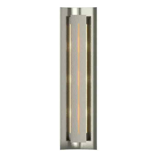 Gallery Sconce - Sterling - Amber Glass by Hubbardton Forge