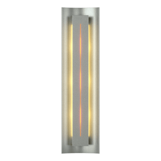 Gallery Sconce - Vintage Platinum - Amber Glass by Hubbardton Forge