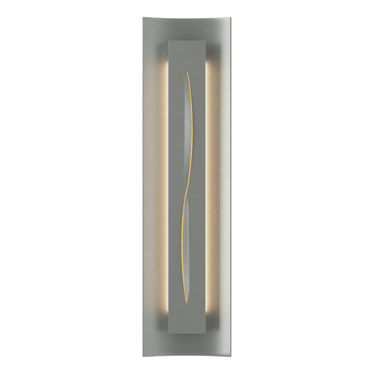Gallery Sconce - Vintage Platinum - Amber Glass by Hubbardton Forge