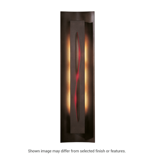 Gallery Sconce - White - Red Glass by Hubbardton Forge