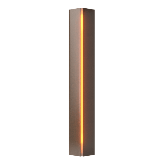 Gallery Small Sconce - Bronze - Amber Glass by Hubbardton Forge