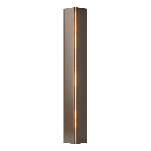 Gallery Small Sconce - Bronze - Ivory Art Glass by Hubbardton Forge