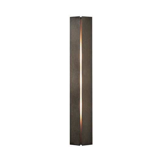 Gallery Small Sconce - Dark Smoke - Ivory Art Glass by Hubbardton Forge