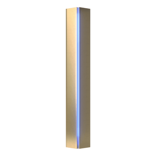 Gallery Small Sconce - Modern Brass - Blue Glass by Hubbardton Forge
