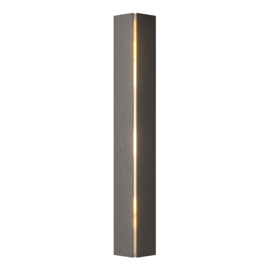 Gallery Small Sconce - Natural Iron - Ivory Art Glass by Hubbardton Forge