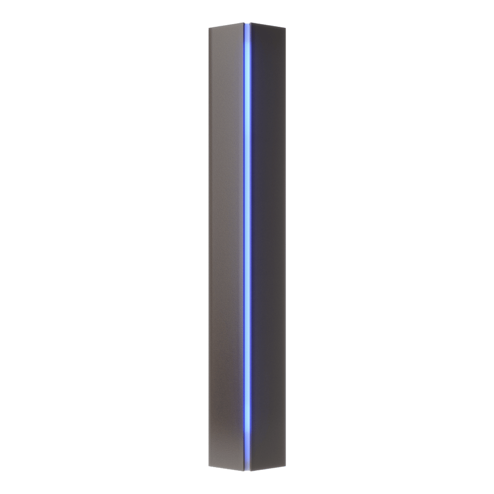 Gallery Small Sconce - Oil Rubbed Bronze - Blue Glass by Hubbardton Forge