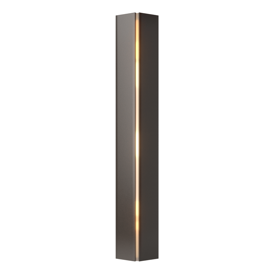 Gallery Small Sconce - Oil Rubbed Bronze - Ivory Art Glass by Hubbardton Forge