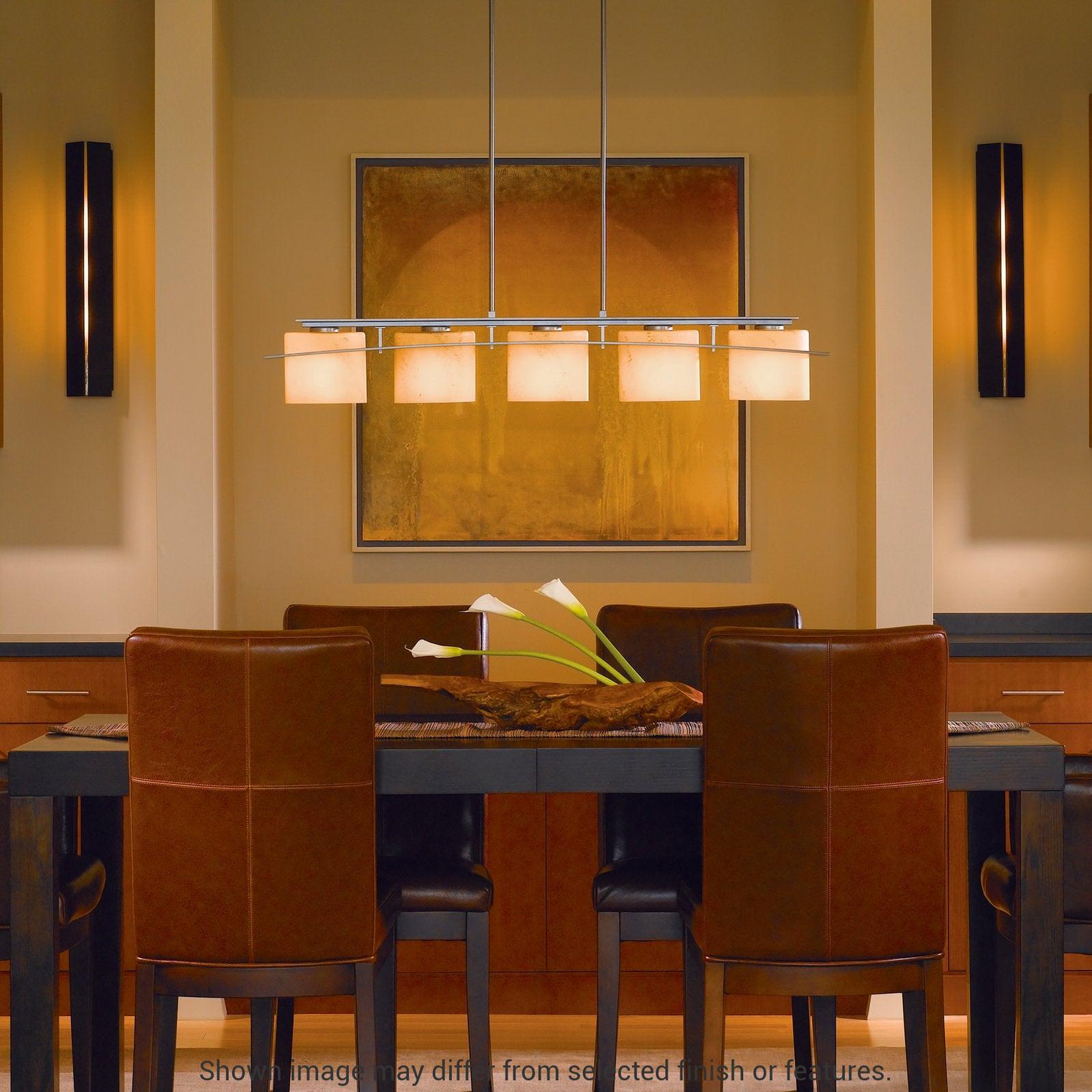 Gallery Small Sconce - White - Red Glass by Hubbardton Forge