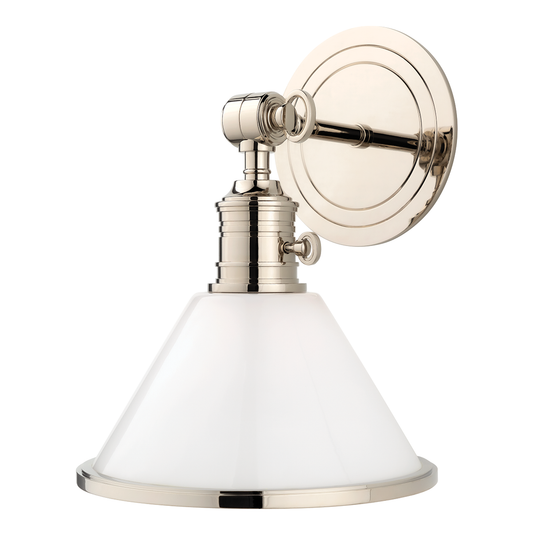 Garden City Wall Sconce - Polished Nickel by Hudson Valley Lighting