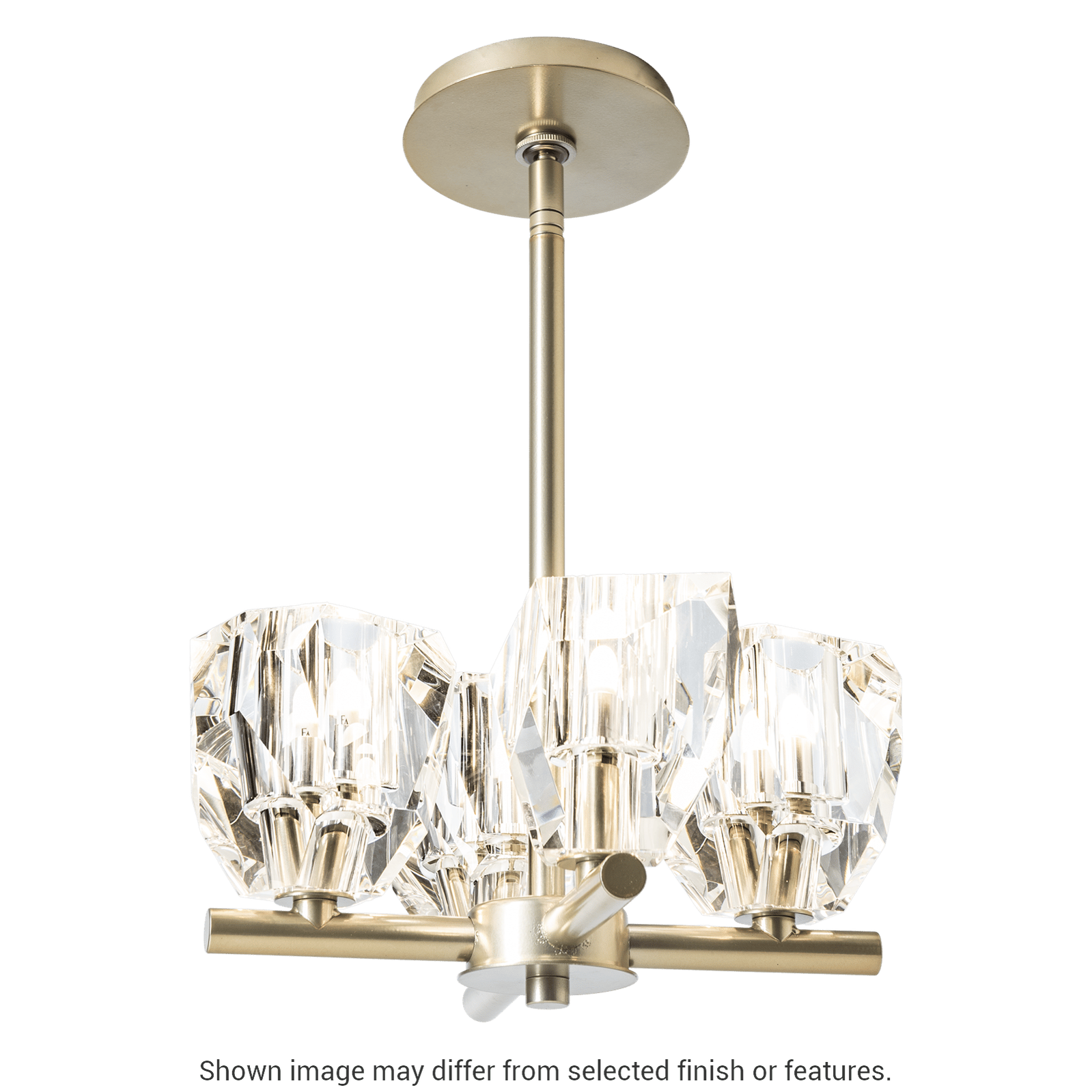 Gatsby 4-Light Semi-Flush Pendant - White by Hubbardton Forge