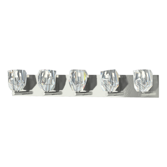 Gatsby 5-Light Bath Sconce - Sterling by Hubbardton Forge